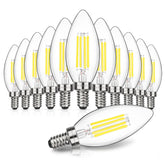 MAXvolador dimmable E12 LED candle bulb delivers 600 lumens in daylight 5000K