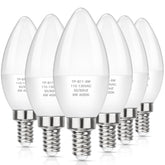 MAXvolador E12 LED candle bulb front view with compact design and neutral white light.