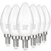 MAXvolador E12 LED candelabra bulbs in a pack of six for energy efficiency
