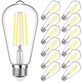 MAXvolador vintage ST58 LED Edison bulb in clear glass for retro ambience and energy efficiency.