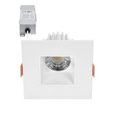 Maxxima 2in ultra-thin downlight front view showing slim profile and clean ceiling line.