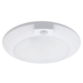 Maxxima 6in round motion sensor light ceiling mounted for hands-free illumination.