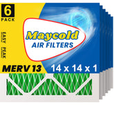 Maycold MERV13 air filter with precise size 13.70 x 13.70 x 0.75 inches