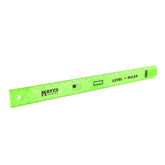 Mayes 10743 polystyrene level ruler 24-inch with plumb vial for precise alignment in framing and hanging.