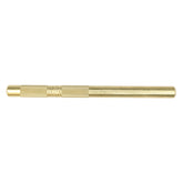 Mayhew brass knurled drift punch, 1/2 inch body, non-marring and non-sparking for steel alignment