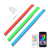 Maylit under-cabinet lights 12-inch pack brighten kitchen counters with even, vibrant color.