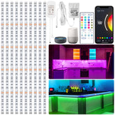 Maylit under-cabinet lights kit full setup for versatile kitchen illumination