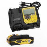 Mayoki Mellif 20V 4.0Ah battery compatible with Dewalt tools for extended run time.