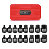 Mayouko hex socket set with 3/8 drive for broad fastener coverage