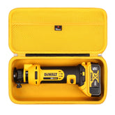 Mchoi hard carrying case exterior protects the DEWALT tool on rugged job sites.