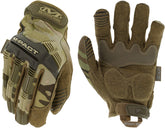 Mechanix Wear M-Pact gloves with knuckle guard for enhanced impact protection in rugged field work.