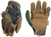 Mechanix Wear Original Woodland Palm Glove enhances dexterity and abrasion protection.