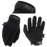 Mechanix Wear Thin Blue Line Covert gloves with back mesh for cooler wear.