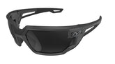Mechanix Wear Vision Type-X with dark smoke lens for clear outdoor visibility.