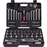 MECHMAX 161-piece set overview showing organized tools in a case