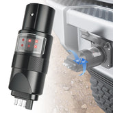 MECMO 360° rotatable trailer tester provides access from any angle for testing.