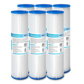 Membrane Solutions 20 micron pleated sediment filter improves sediment removal in home filtration