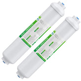 Membrane Solutions T33 inline filter assembly with push-to-connect fittings for easy fridge hookups.