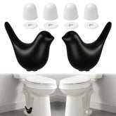 MENNTY ceramic matte black bird toilet bolt cap decorative detail