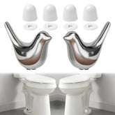 MENNTY ceramic bird toilet bolt covers add whimsical charm while concealing rusted bolts.