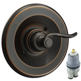 Merdicment BT14096-OB trim handle close-up with durable oil rubbed bronze finish.