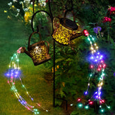 Merear solar watering can light outdoor—adds soft garden glow without wiring