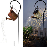 Merrytech solar lantern in garden ready for outdoor decor