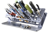 METALTER screwdriver rack on a desk keeps tools organized and within easy reach.
