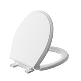 Meydrdou round toilet seat with soft close for quiet bathrooms.