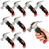 Mezchi 8-pack mini hammer with soft grip for precise nail driving.