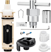 Mezvion 1222 shower cartridge with stainless steel sleeve for durability and stability.