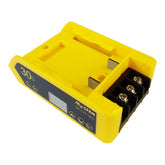 MgcSTEM LVP adapter close-up showing rugged connectors for safe power delivery.
