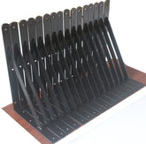 MHMYDZ heavy duty bracket in wall-mount view for strong shelving
