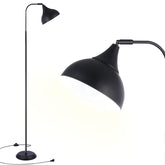 MHYFYH Industrial LED Floor Lamp base close-up showing stable support for living areas