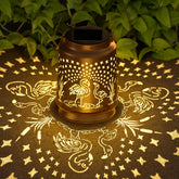 Miggley Flamingo Solar Lantern hanging decor adds warm outdoor glow at dusk