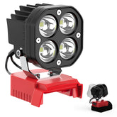 Mightrench work light with 6000lm and adjustable head for precise illumination.