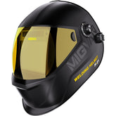 MIGVAN Welding Helmet True Color view enhances weld pool visibility.