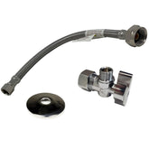 Miiflex complete toilet set valve with 12 NOM inlet and 3/8 outlet for reliable shut-off.