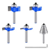 Mikniri rabbet bits set for clean, precise rabbets in solid wood