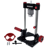Milescraft DrillMatePro base with alignment lines for repeatable drilling
