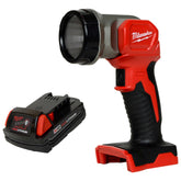 Milwaukee 2735-20 LED worklight on delivers bright, hands-free illumination for tasks.
