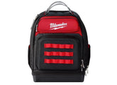 Milwaukee 48-22-8201 backpack front view with organized pockets for quick tool access