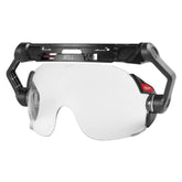 Milwaukee Bolt Clear Eye Visor front view for enhanced eye protection and visibility.