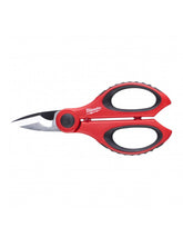 Milwaukee electricians scissors with storage compartment for on-site access