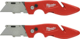 Milwaukee Fastback knife with wire stripper compartment for quick electrical tasks