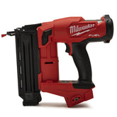 Milwaukee M18 Fuel 18-Gauge Brad Nailer tool-only ready for quick framing.