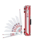 Milwaukee Recip Saw Blade Set, 6-inch blade with 14 TPI, ideal for fast wood cuts.