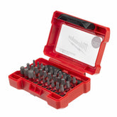 Milwaukee Shockwave 32-piece Torx set with SHOCKZONE for impact resistance.