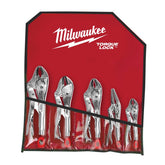 Milwaukee 48-22-3695 Torque Lock pliers closeup with hardened jaws and sturdy grip.