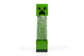 Minecraft Creeper Glitter Motion Light front view glows warmly for a desk setup